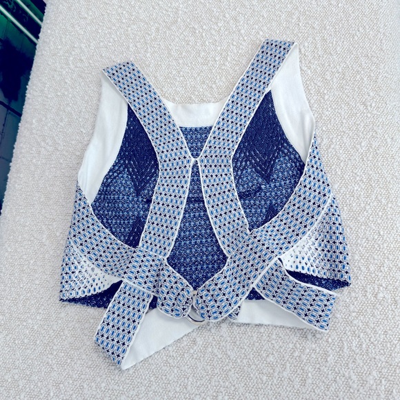 Alaïa Printed Crop Top - Picture 5 of 12